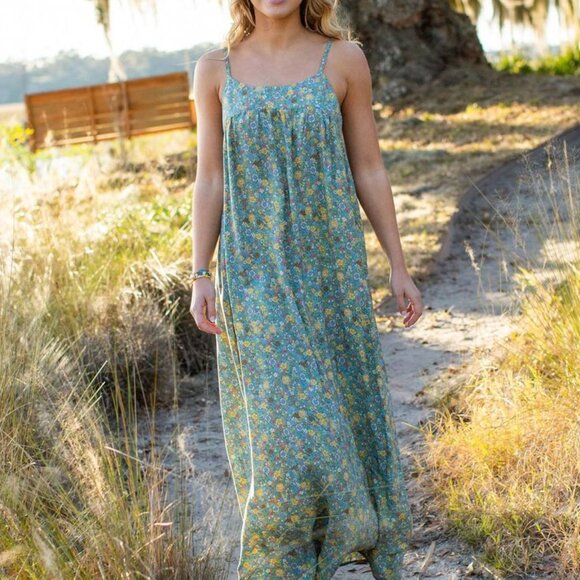 Line Up Dress	- Natural